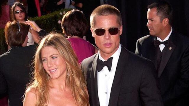 Jennifer Aniston y Brad Pitt