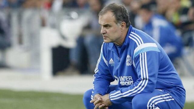 Marcelo Bielsa durante un partido.