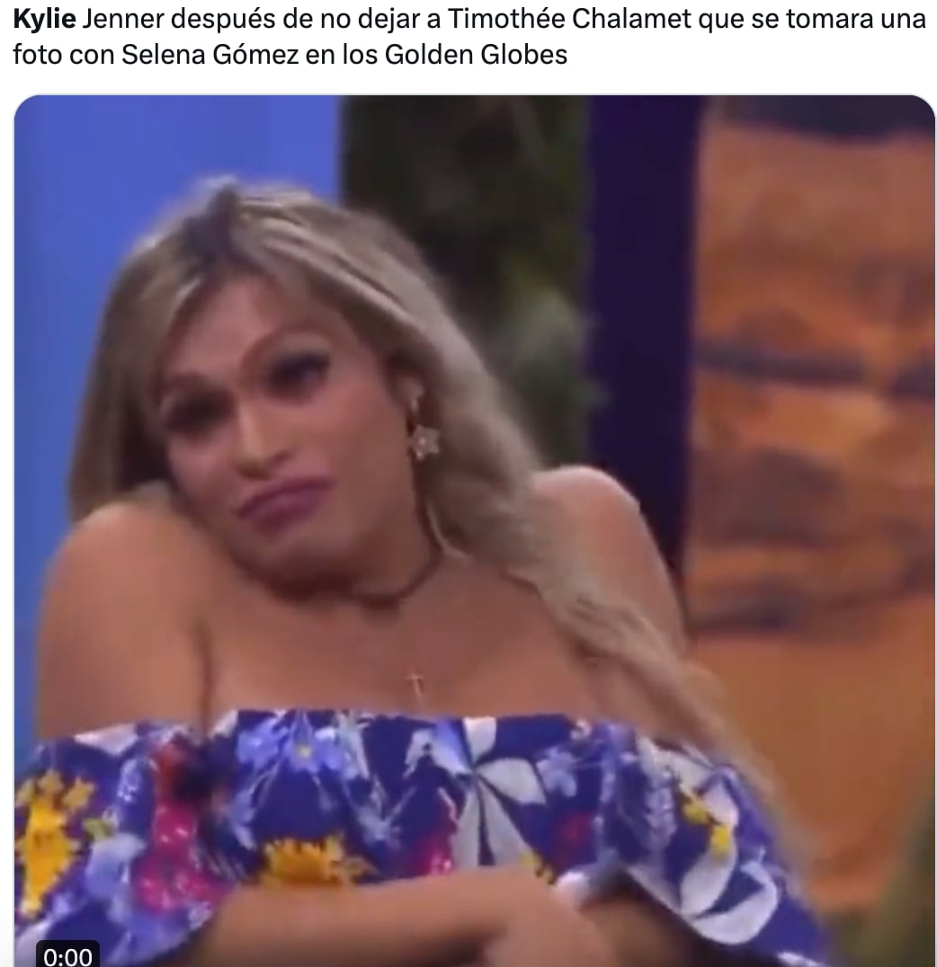 Memes del chisme que Selena Gómez le contó a Taylor Swift sobre Kylie Jenner y Timothée Chalamet