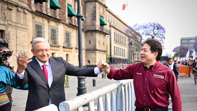 Mario Delgado y AMLO