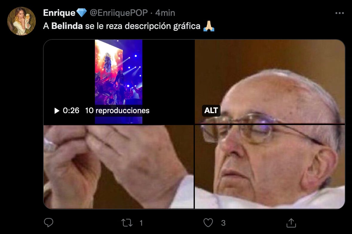 VIDEO: Belinda ya hasta oración tiene para que se enamoren de ti y tu nombre lo lleven tatuado