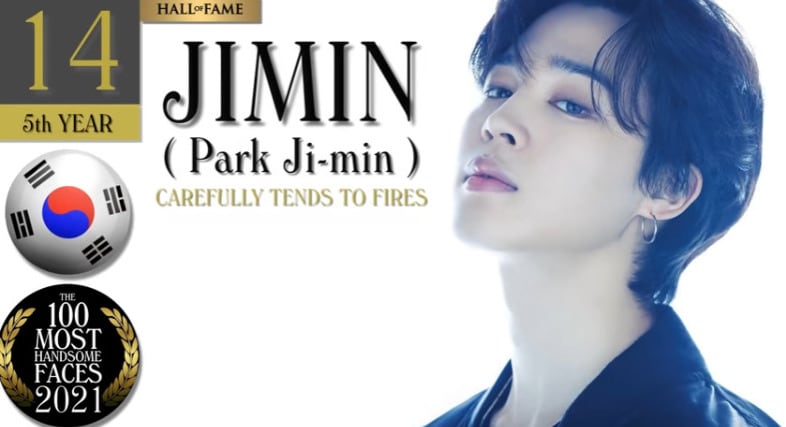 Los 100 hombres más guapos de 2021, Jimin