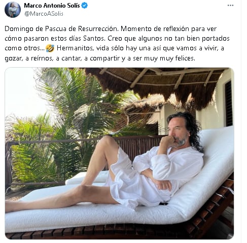 Marco Antonio Solís, El Buki, comparte mensaje por el Domingo de Resurrección.