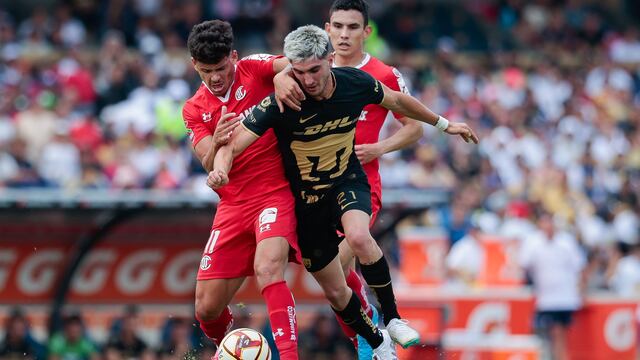 Club Pumas vs Deportivo Toluca.