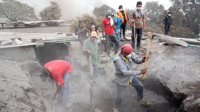 San Miguel de Los Lotes, una aldea afectada en Escuintla, Guatemala.