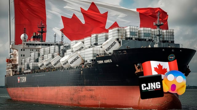 Huachicol fiscal llega a Canadá con Torm Agnes