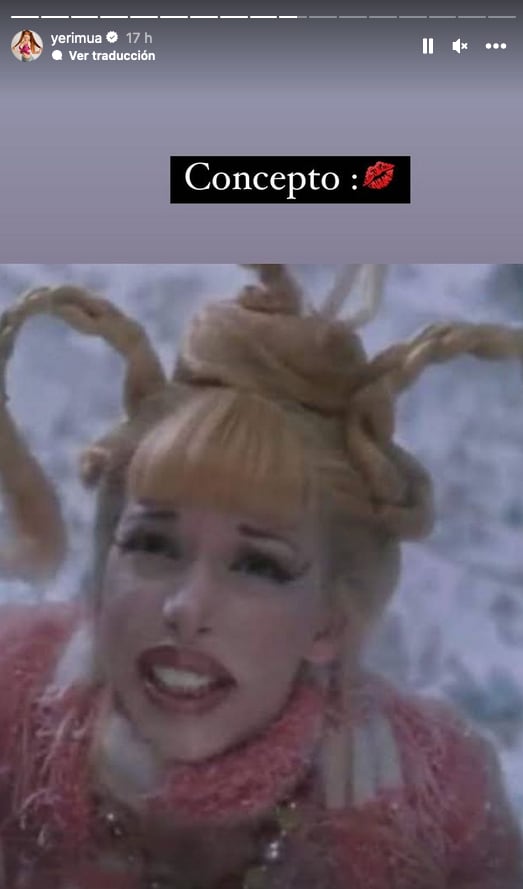 Personaje de Yeri Mua en El Grinch.