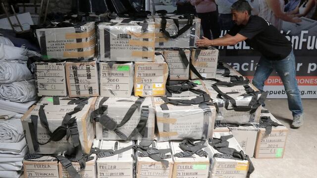 Paquetería electoral de Puebla en elecciones pasadas
