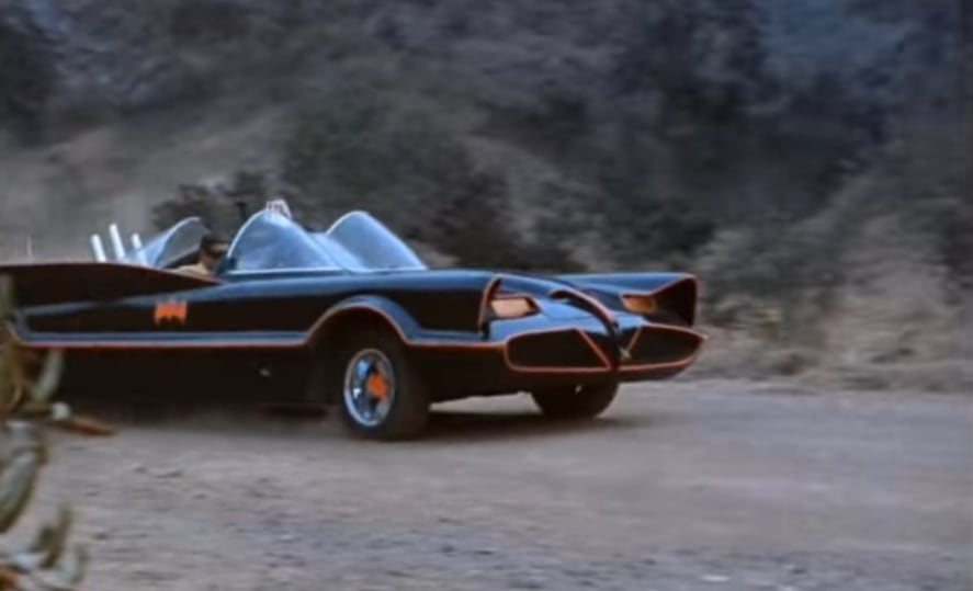 Batimóvil en la serie 'Batman', protagonizada por Adam West