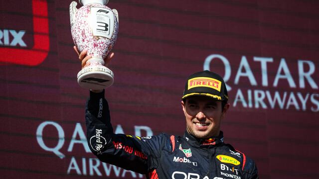Checo Pérez en el GP de Hungría