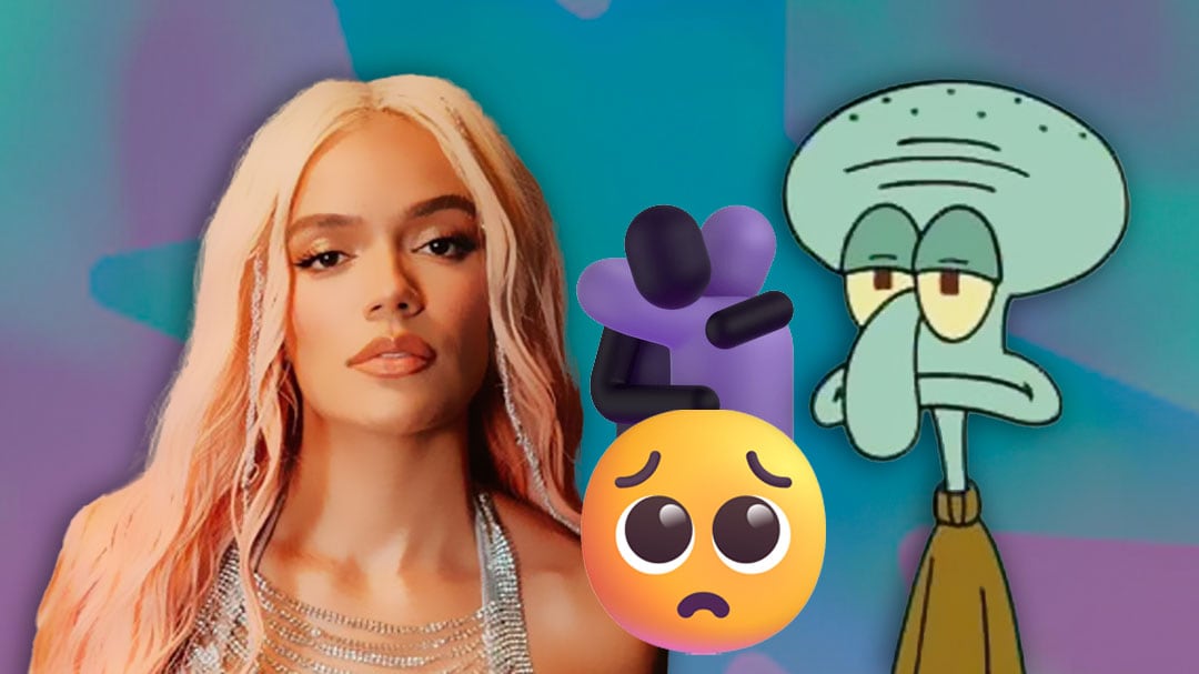 Karol G entendió la “amargura” de Calamardo de Bob Esponja y hasta se siente identificada con él
