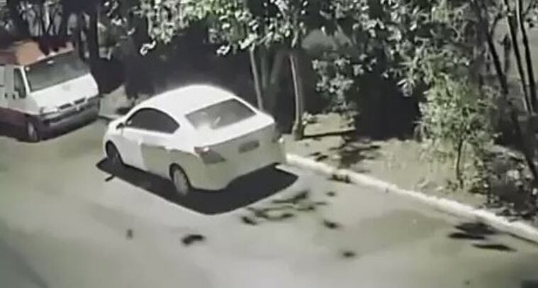 Les roban el carro mientras tienen sexo