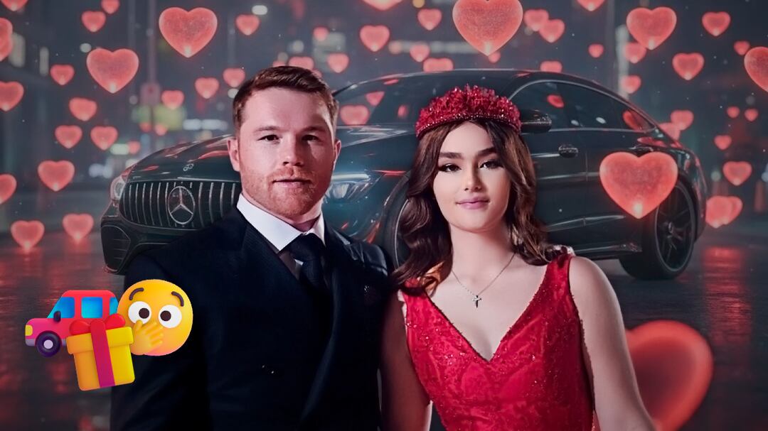 Así sorprendió Canelo Álvarez a su hija Emily con un Mercedes de 4 millones