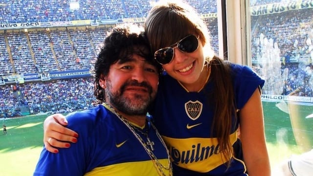 Diego Armando Maradona y Dalma Maradona