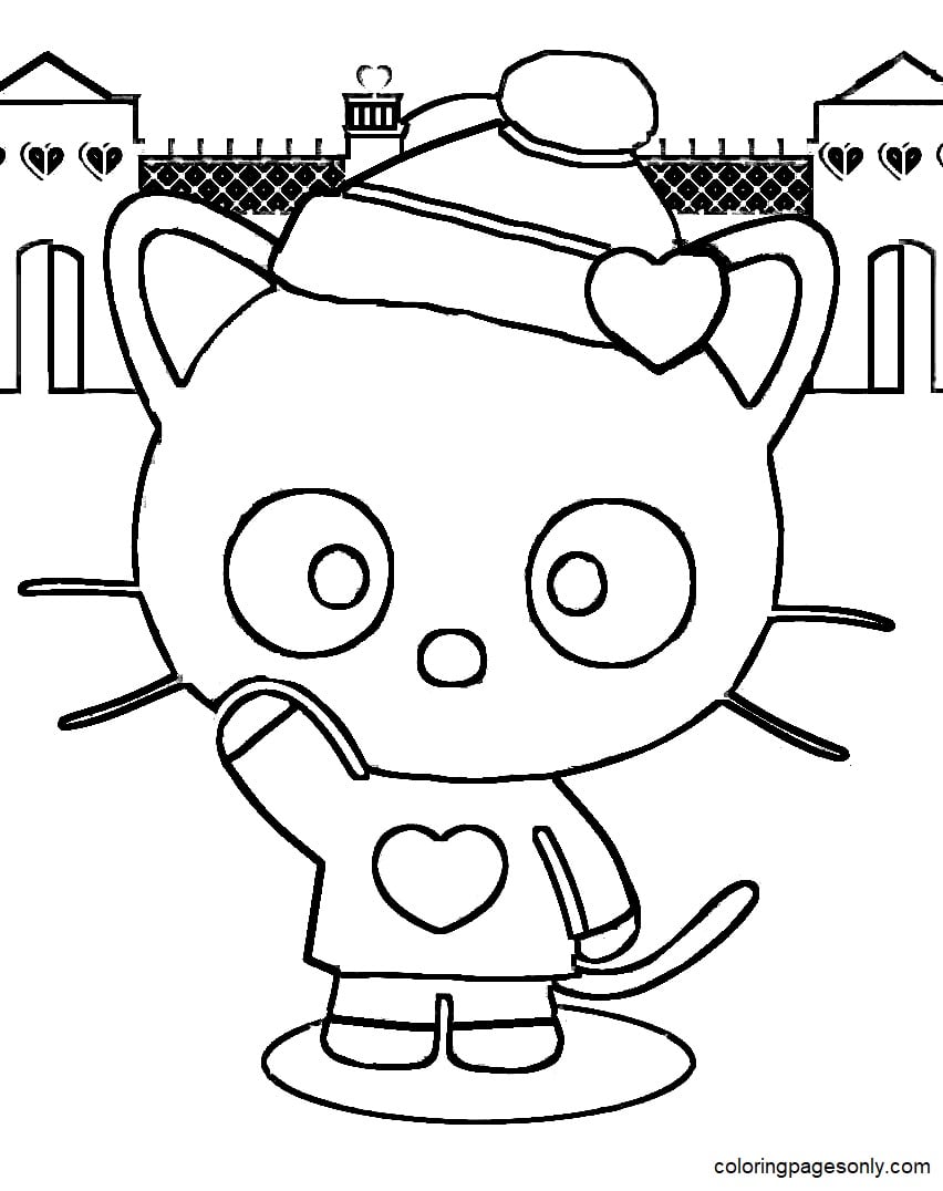 Dibujo cumpleaños de Chococat