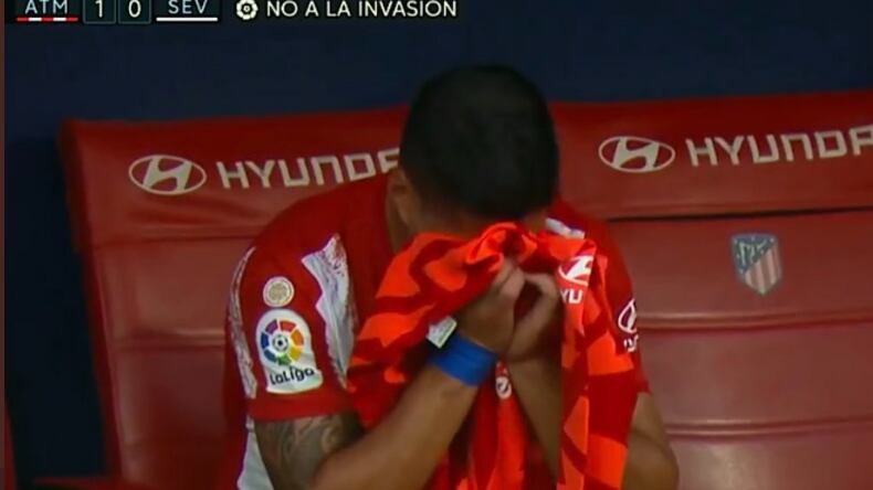 Luis Suárez y Héctor Herrera se despiden del Atlético de Madrid