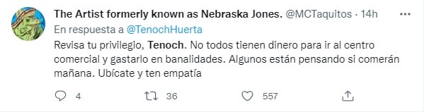 Se burlan de Tenoch Huerta por crítica a la Navidad