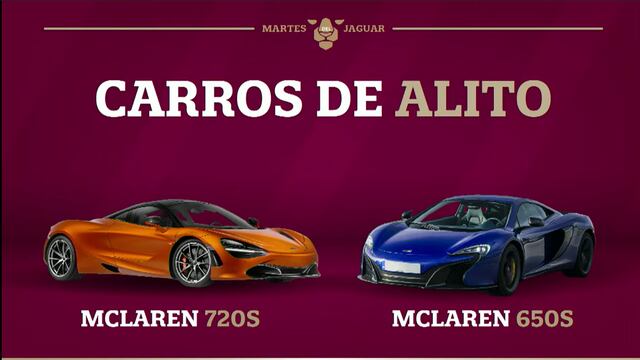 Autos McLaren que compró Alejandro Moreno