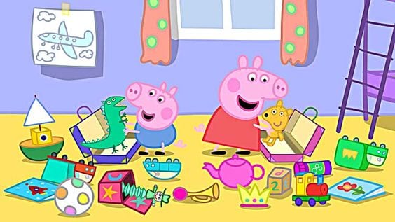 Peppa Pig y su hermano George