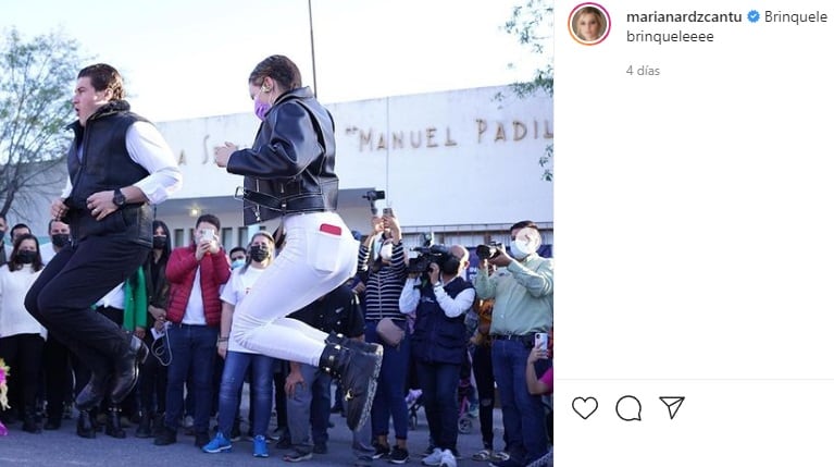 Samuel García usó el reloj en gira por Nuevo León