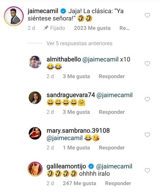 Jaime Camil se burla Galilea Montijo
