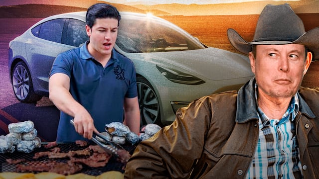 Elon Musk haciendo carnitas con Samuel García en Nuevo León