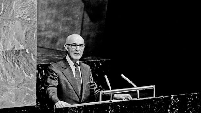 Alfonso García Robles, el "arquitecto" del Tratado de Tlatelolco.