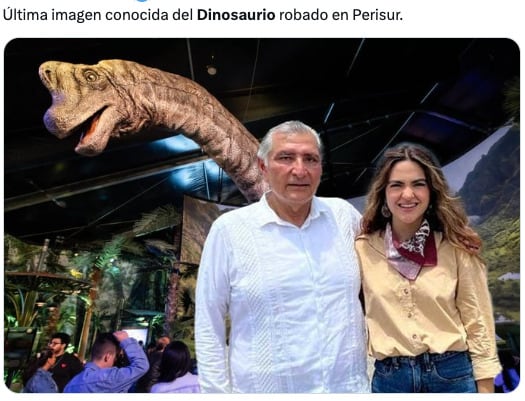 Memes del dinosaurio robado de Perisur del Jurassic World: The Exhibition