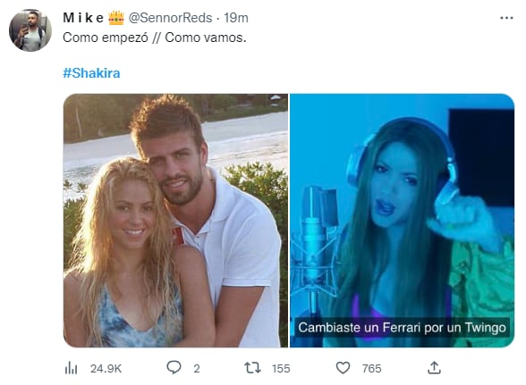 Memes por la nueva canción de Shakira contra Piqué