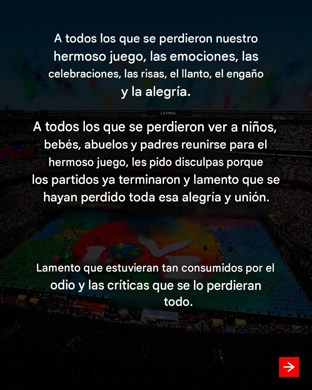 Gianni Infantino responde a las crítica del Mundial 2026 (traducida).