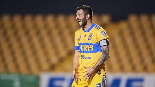 ANDRE-PIERRE GIGNAC OF TIGRES during the game Tigres UANL vs Atlas, corresponding to Day 17 of the Torneo Apertura Guard1anes 2020 of the Liga BBVA MX, at Universitario Stadium, on November 07, 2020.
<br><br>
Gignac