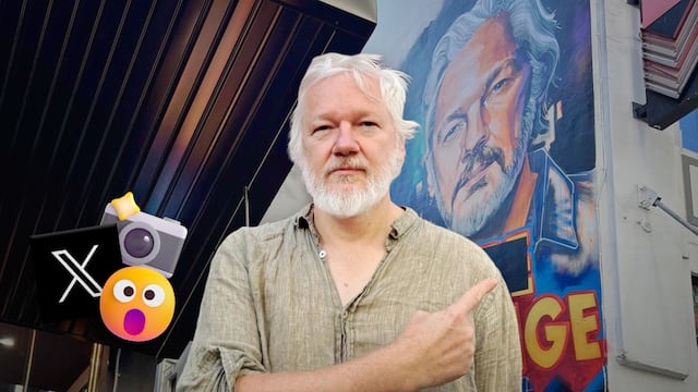 Julian Assange regresa a X después de más de dos años con una foto desde Sídney