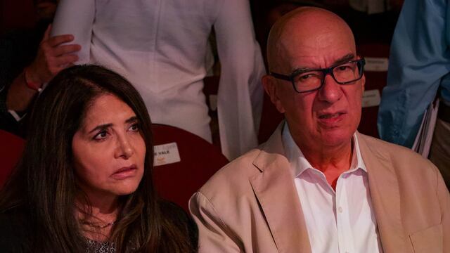 Alejandra Bárrales y Dante Delgado, durante la Convención estatal de Movimiento Ciudadano en el Auditorio Blackberry