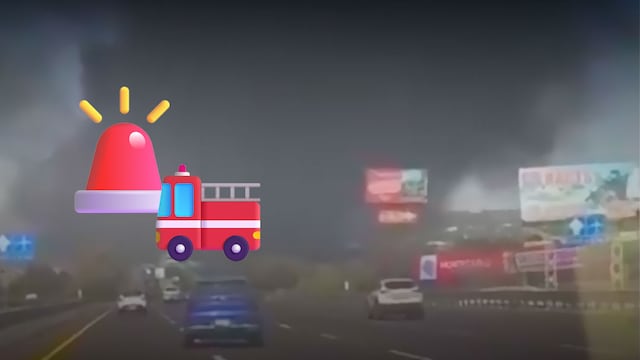 Fuerte incendio consume fábrica de unicel en Tecámac