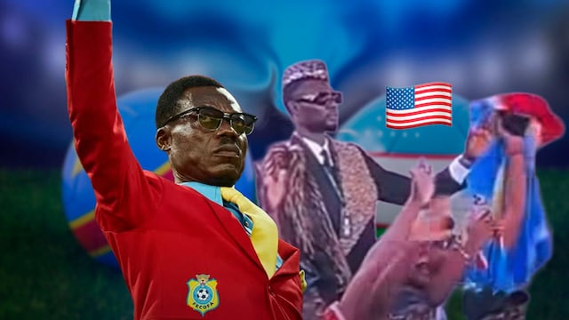 Compatriota de Lumumba Vea retoma su protesta en el partido Congo vs Uzbekistán