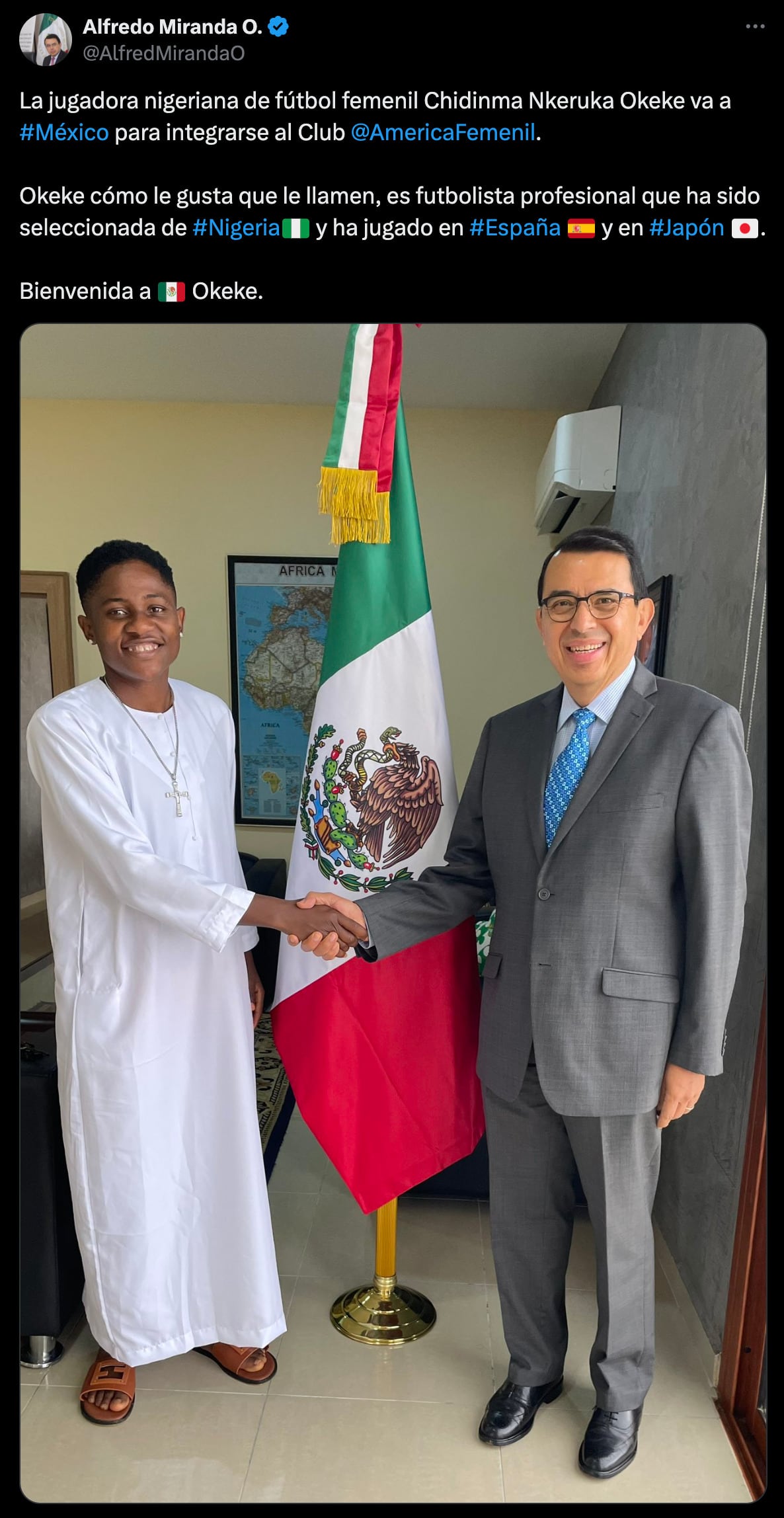 Chidinma Nkeruka Okeke será anunciada como nueva jugadora del América Femenil