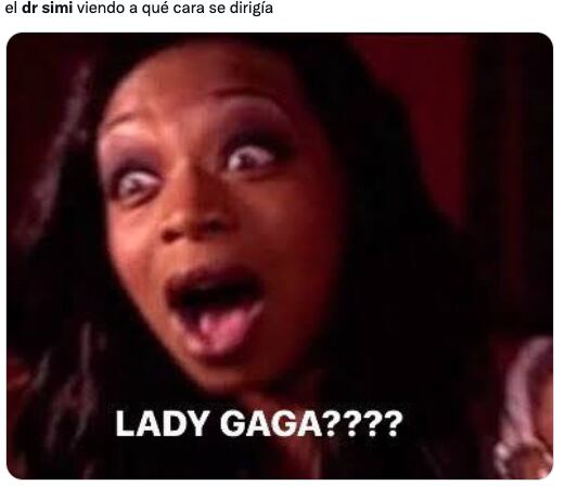 memes de Lady Gaga y el Dr. Simi
