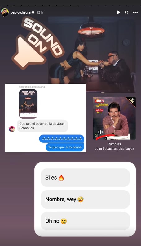 ¿De Joan Sebastian? Algunos creen que Kenia Os y Gera Mx le harán cover.