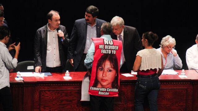 Reclamos en primer foro por la pacificación. Familiares de víctimas.