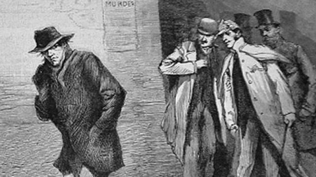 Dibujo publicado en 1888 por el "Illustrated London News" en relación al caso de Jack 'el Destripador'.