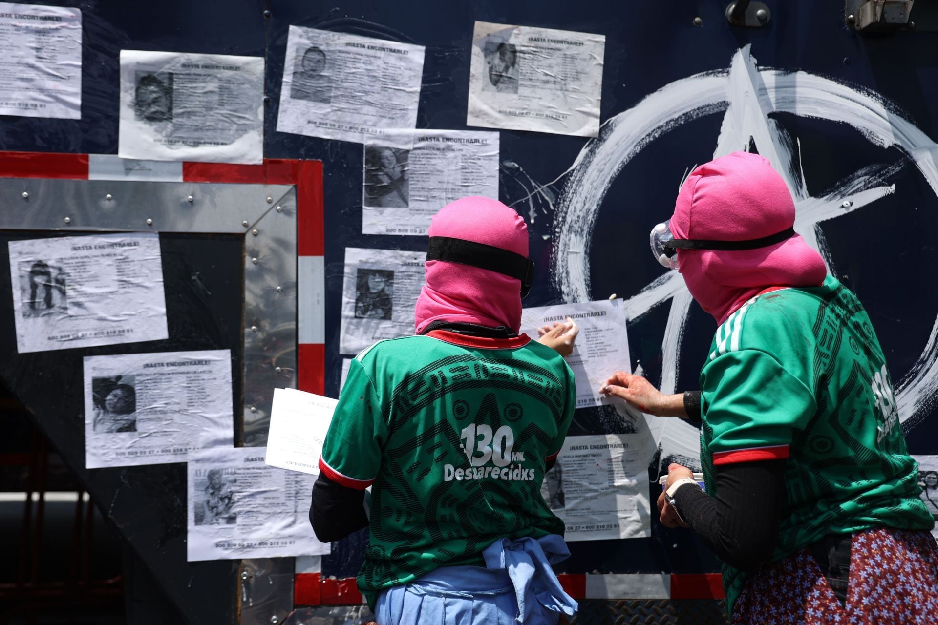 Protesta por desaparecidos