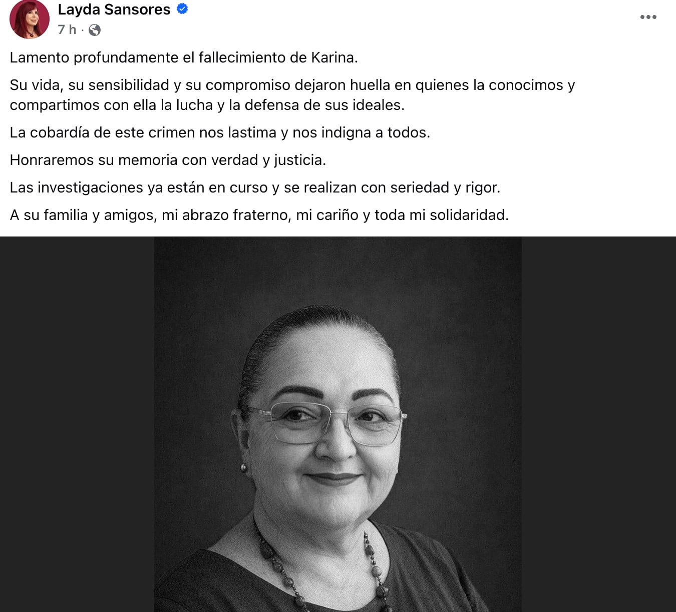 Matan a Karina Aurora Díaz Hernández