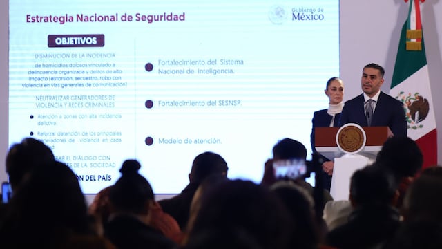 Omar García Harfuch explica Estrategia Nacional de Seguridad