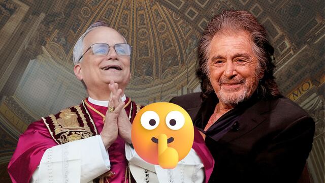 Al Pacino y el Papa León XIV