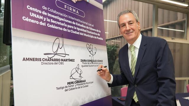 Gobierno de Puebla y CIEG de la UNAM firmaron convenio inédito