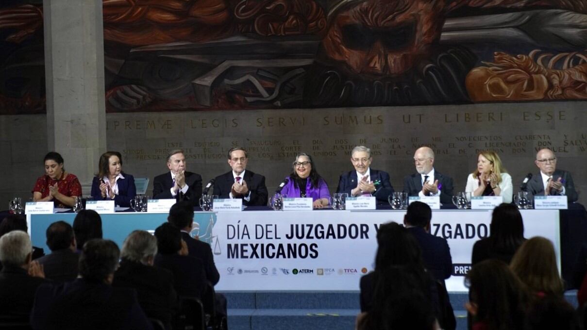 Norma Piña durante el Día del Juzgador y la Juzgadora Mexicanos