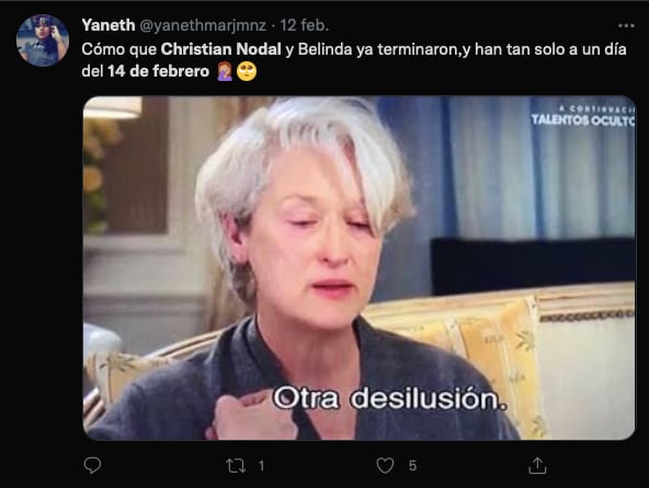 Los mejores memes de Christian Nodal para este 14 de febrero