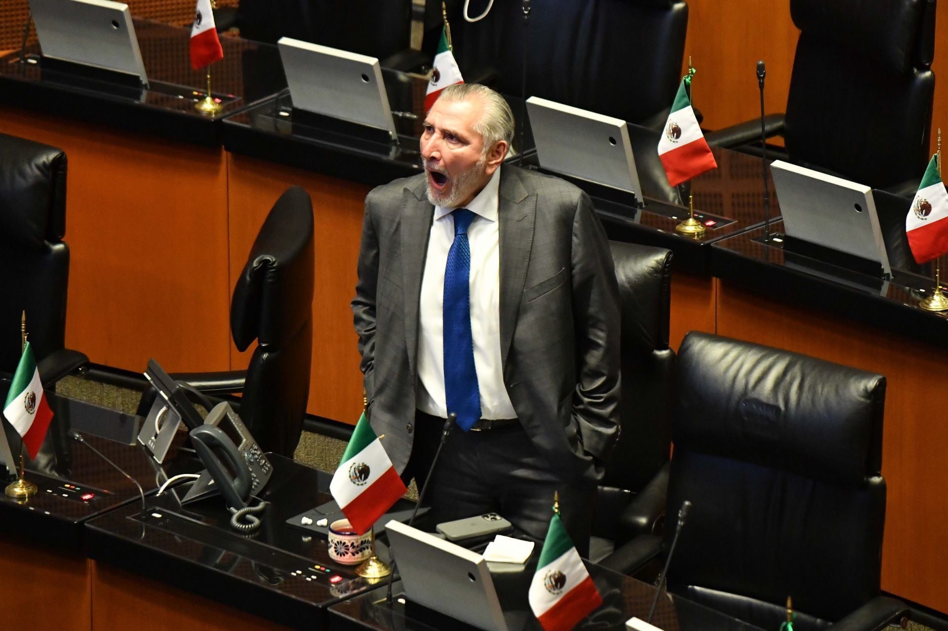 Adán Augusto López, senador de Morena