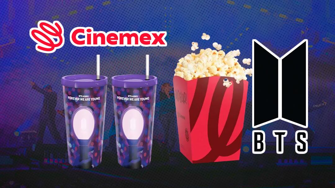 Coleccionables BTS ARMY: Forever We Are Young en Cinemex: Precio del combo para compartir y qué incluye