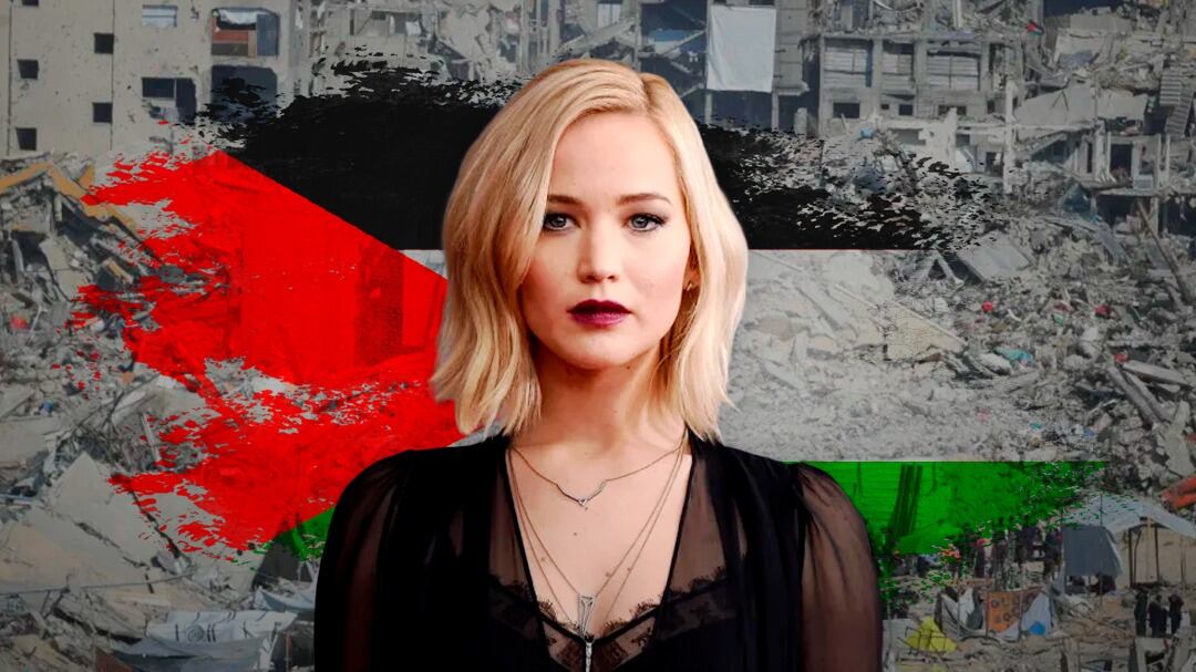 Jennifer Lawrence califica de “inaceptable” el genocidio en Palestina y alerta al mundo
